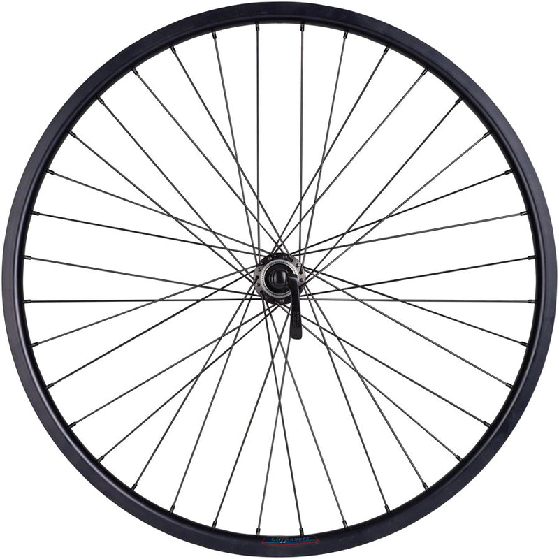 Load image into Gallery viewer, Quality Wheels Value HD Series Disc Rear Wheel - 26", QR x 135mm, Center-Lock, HG 10, Black, 32H