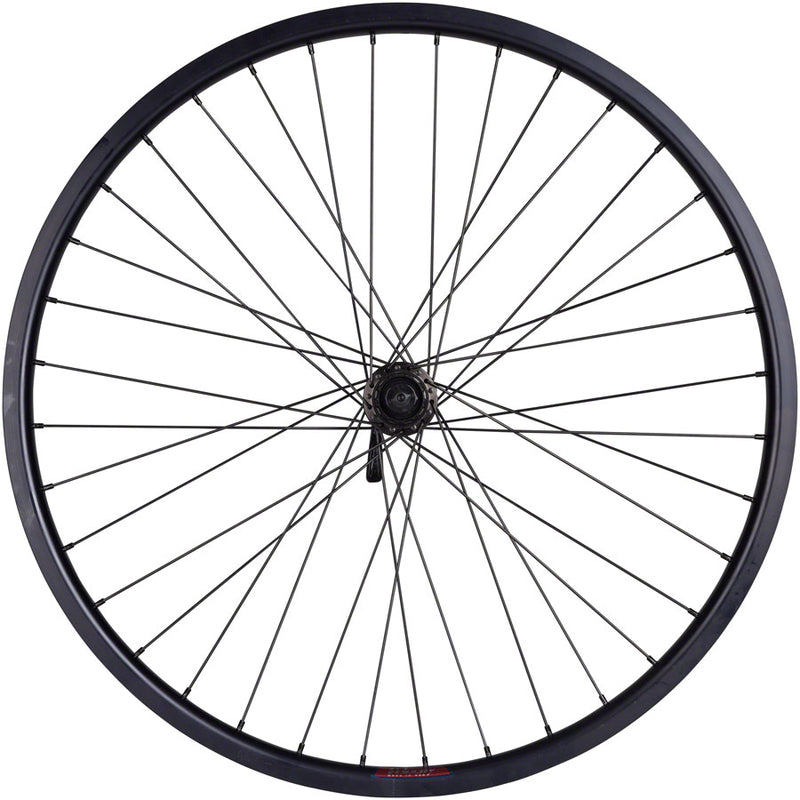 Load image into Gallery viewer, Quality Wheels Value HD Series Disc Rear Wheel - 26", QR x 135mm, Center-Lock, HG 10, Black, 32H