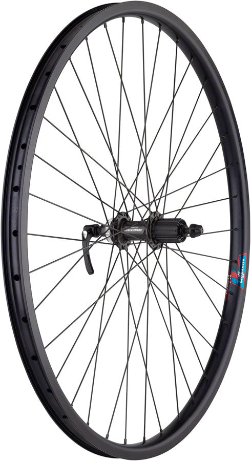 Load image into Gallery viewer, Quality Wheels Velocity Cliffhanger Rear Wheel 700c QRx135mm Center Lock HG 10