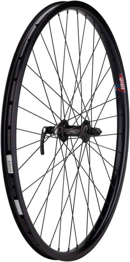 Load image into Gallery viewer, Quality Wheels Velocity Cliffhanger Front Wheel 650b QRx100mm Center Lock Blk