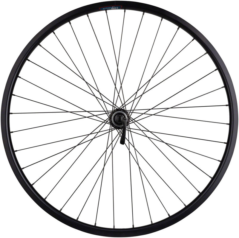 Load image into Gallery viewer, Quality Wheels Velocity Cliffhanger Front Wheel 650b QRx100mm Center Lock Blk