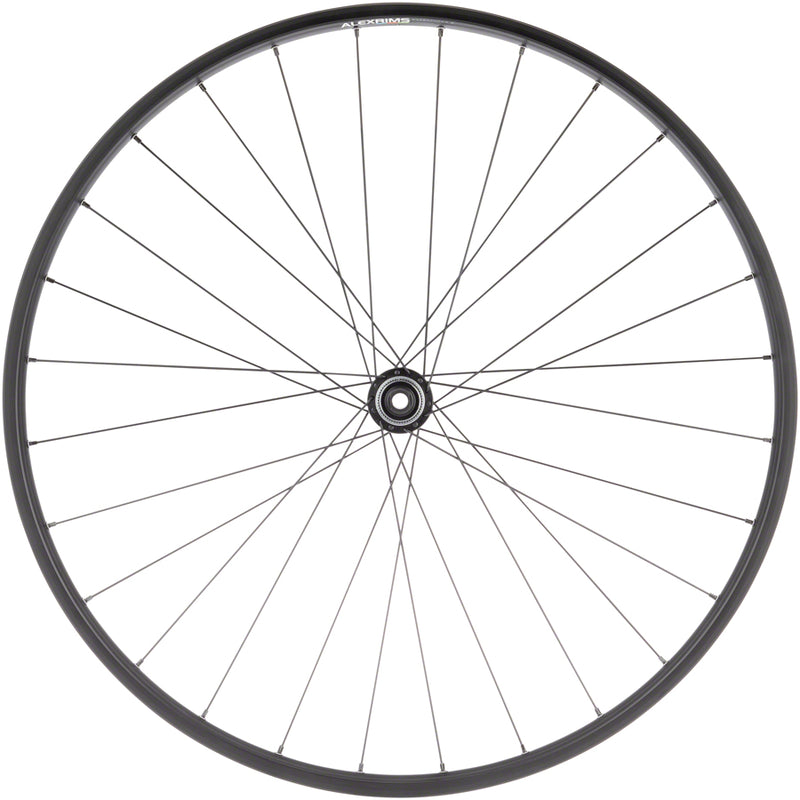 Load image into Gallery viewer, Quality-Wheels-Value-Double-Wall-Series-RimDisc-Front-Wheel-Front-Wheel-700c-Tubeless-Ready-Clincher-WE2957-Bicycle-Front-Wheel