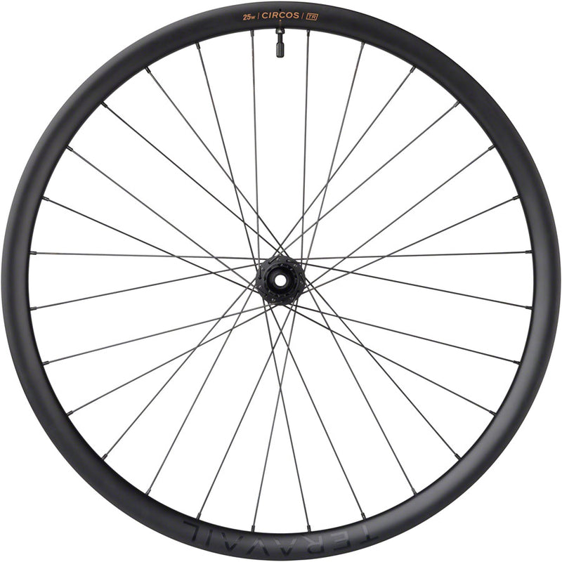 Load image into Gallery viewer, Teravail Circos Gravel Rear Wheel - 700, 12 x 142mm, Center-Lock, HG 11, Carbon, DT350