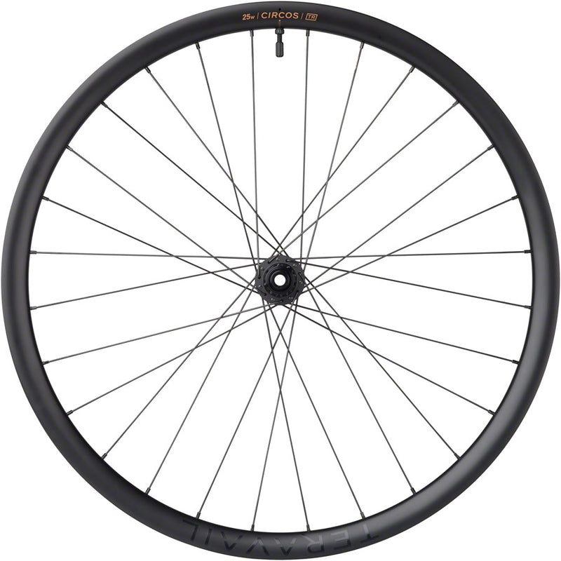 Load image into Gallery viewer, Teravail Circos Gravel Rear Wheel - 700, 12 x 142mm, Center-Lock, XDR, Carbon, DT350