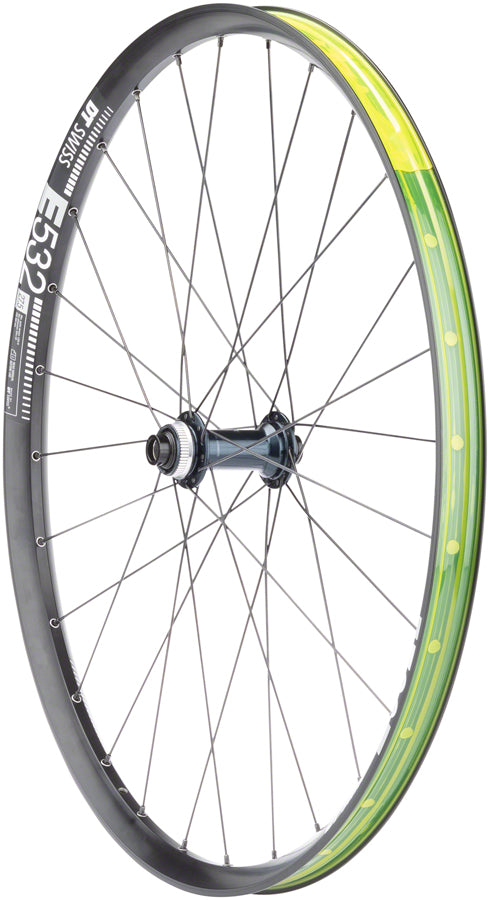 Load image into Gallery viewer, Quality-Wheels-Shimano-SLX-DT-E532-Front-Wheel-Front-Wheel-27.5-in-Tubeless-Ready-Clincher-WE3106-Bicycle-Front-Wheel