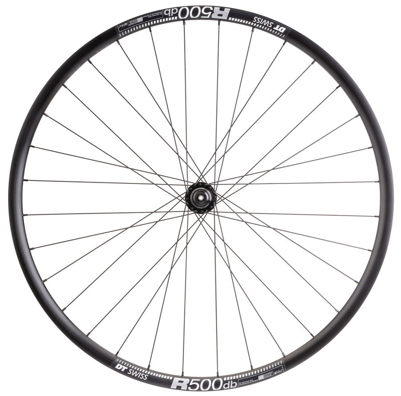 Load image into Gallery viewer, Quality Wheels Shimano/DT R500 Front Wheel - 700, QR x 100mm, Center-Lock, Black, 32H