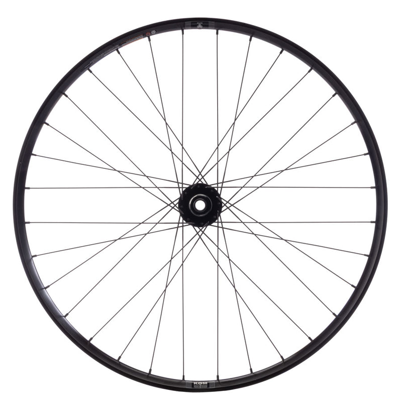 Load image into Gallery viewer, Quality Wheels 27.5in Front Wheel DT 370/WTB KOM i29 15x110mm 6-Bolt Black|MTB