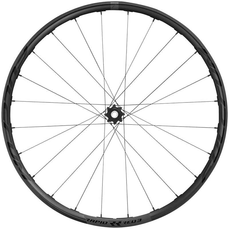 Load image into Gallery viewer, Fulcrum Rapid Red 3 DB Alloy Front Wheel 700c 12x100mm Center Lock TCS Black