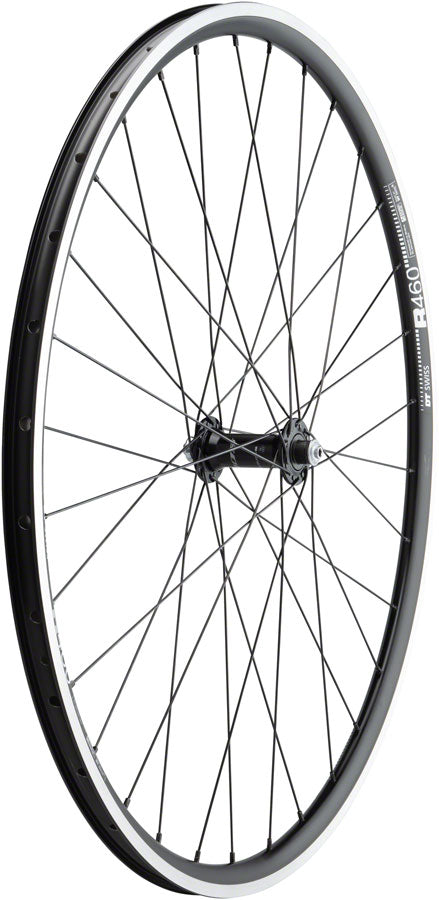 Load image into Gallery viewer, Quality Wheels Shimano 105/DT R460 Front Wheel - 700, QR x 100mm, Rim Brake, Black, Clincher, 32H