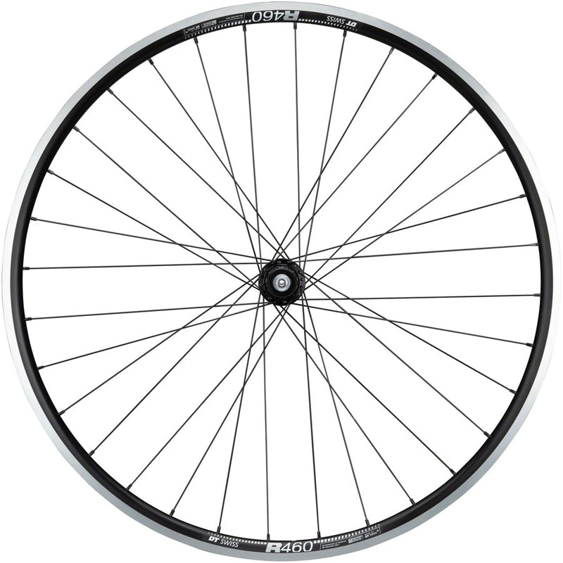 Load image into Gallery viewer, Quality Wheels Shimano 105/DT R460 Rear Wheel - 700, QR x 130mm, Rim Brake, HG 11 Road, Black, Clincher, 32H