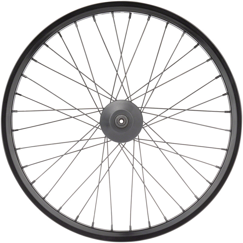 Load image into Gallery viewer, Cult Crew V2 Rear Wheel 20in 14x110mm Rim Brake LHD Freecoaster Black Clincher