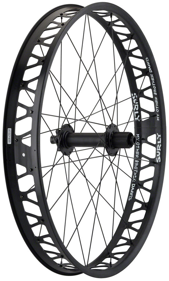 Load image into Gallery viewer, Quality Wheels Bear Pawls / Other Brother Darryl Rear Wheel - 26" Fat, 12 x 197mm, 6-Bolt, HG 11 MTN, Black, 32H