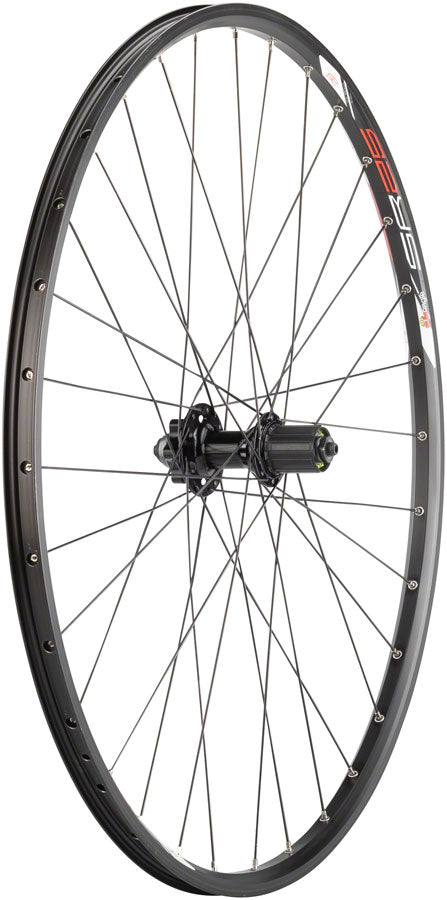 Load image into Gallery viewer, Quality Wheels Sun SR25 Rear Wheel 29in QRx135mm 6-Bolt HG 10 Black Clincher