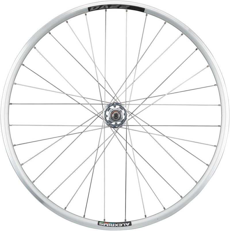 Load image into Gallery viewer, Quality Wheels Alex DA22 Track Rear Wheel 700c 10x1x120mm FX/FW Rim Brake Sil