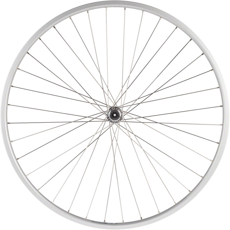 Load image into Gallery viewer, Quality Wheels Alex AP-18 Front Wheel 27in QRx100mm Rim Brake Silver Clincher