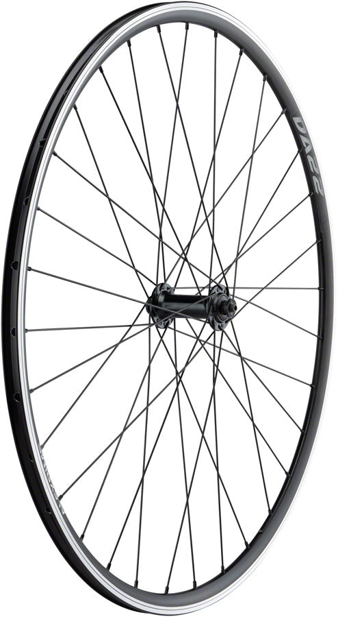 Load image into Gallery viewer, Quality Wheels Tiagra/DA22 Front Wheel 700c QRx100mm Rim Brake Black Clincher
