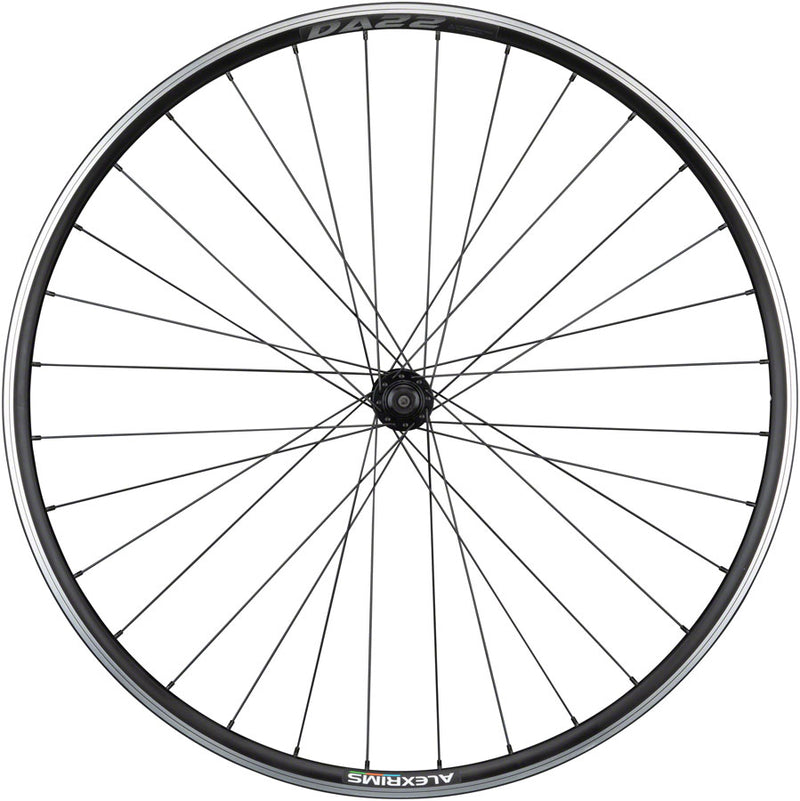 Load image into Gallery viewer, Quality Wheels Tiagra/DA22 Front Wheel 700c QRx100mm Rim Brake Black Clincher