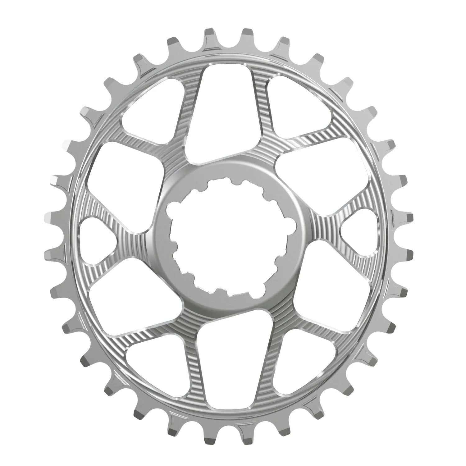 SRAM 34T Oval Chainring - CNC Machined 7075-T6 Aluminum, Boost 3mm