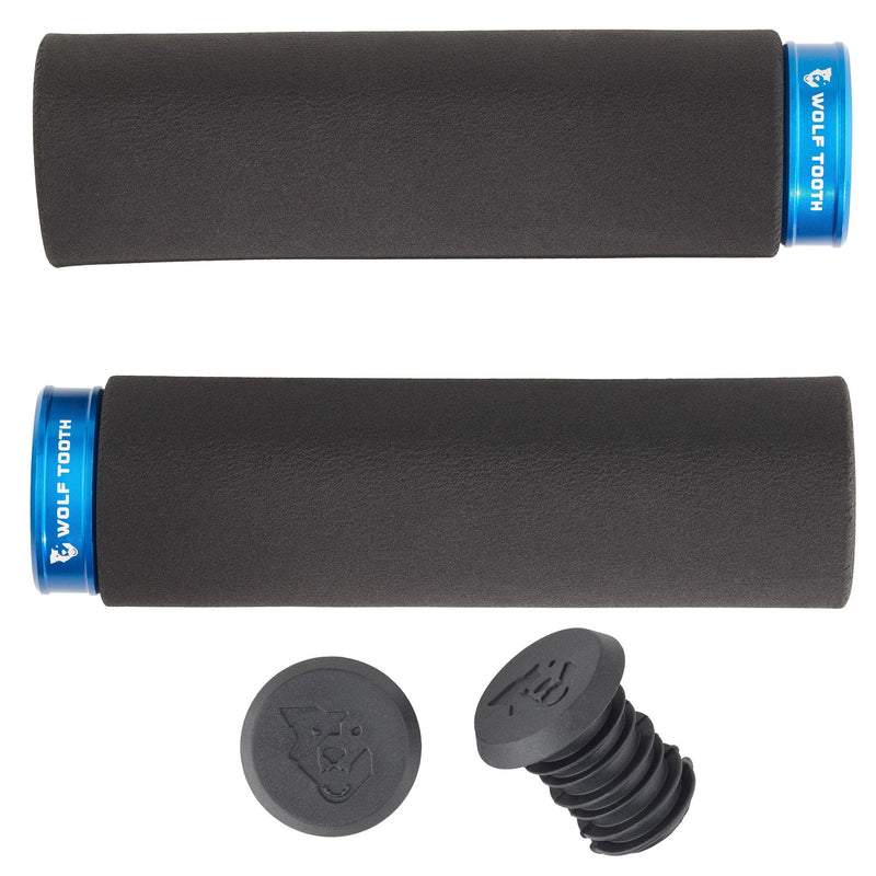 Load image into Gallery viewer, Wolf-Tooth-Lock-On-FatPaw-Grips-Yes-132mm-Bicycle-Grips