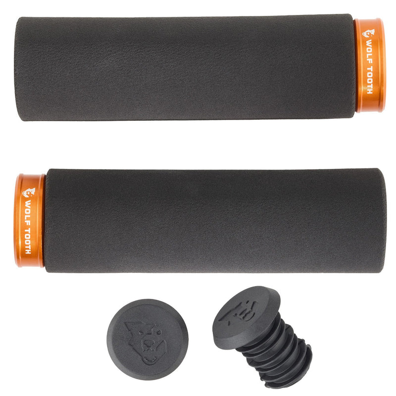 Load image into Gallery viewer, Wolf-Tooth-Lock-On-FatPaw-Grips-Yes-132mm-Bicycle-Grips
