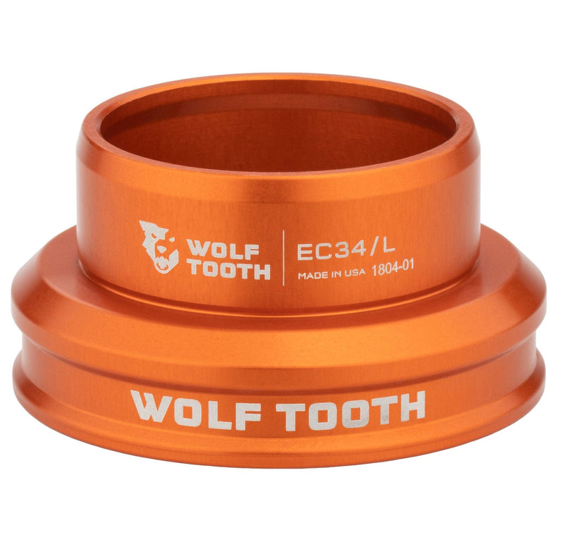 Load image into Gallery viewer, Wolf Tooth Premium EC Headset 6061 Aluminum, Stainless Steel Bearings, Waterproof Sealed Design, External Cup, 16mm Stack, Raw Silver