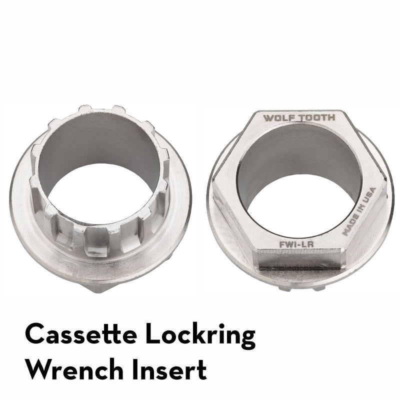 Load image into Gallery viewer, Wolf Tooth Bicycle Tool Components — CNC Machined Aluminum & Steel, Bottom Bracket & Lockring Wrenches, Magnetic Insert System for Precise Cycling Maintenance