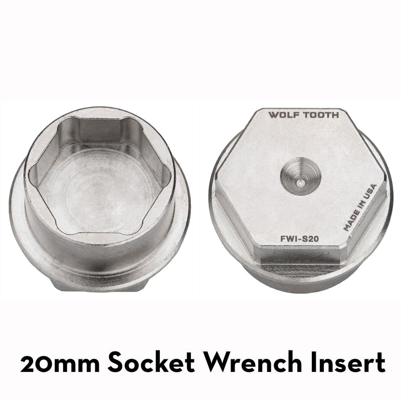 Load image into Gallery viewer, Wolf Tooth Bicycle Tool Components — CNC Machined Aluminum & Steel, Bottom Bracket & Lockring Wrenches, Magnetic Insert System for Precise Cycling Maintenance