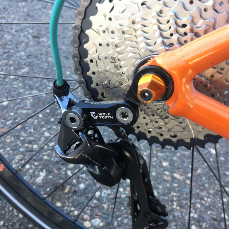 Load image into Gallery viewer, Wolf Tooth RoadLink Direct Mount Shimano R8000/R9100 using WideRange Cassettes