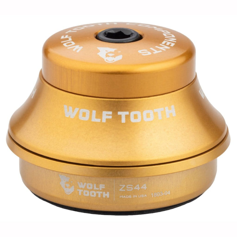 Load image into Gallery viewer, Wolf Tooth ZS44/28.6 Premium Headset - Aircraft-Grade Aluminum, Enduro Bearings, Waterproof Seals, Rust-Resistant Stainless Steel, Lightweight Design, Raw Silver Finish, High-Performance Cycling Components for Wet and Demanding Conditions
