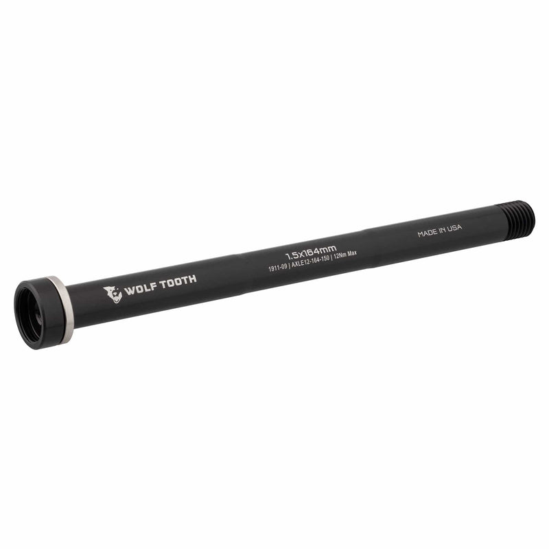 Load image into Gallery viewer, Wolf Tooth 12mm Rear Thru Axle 1.5 Thread Pitch | Precision-Bowered Aluminum & Steel | Made in Minnesota for Gravel, Mountain & Road Bikes