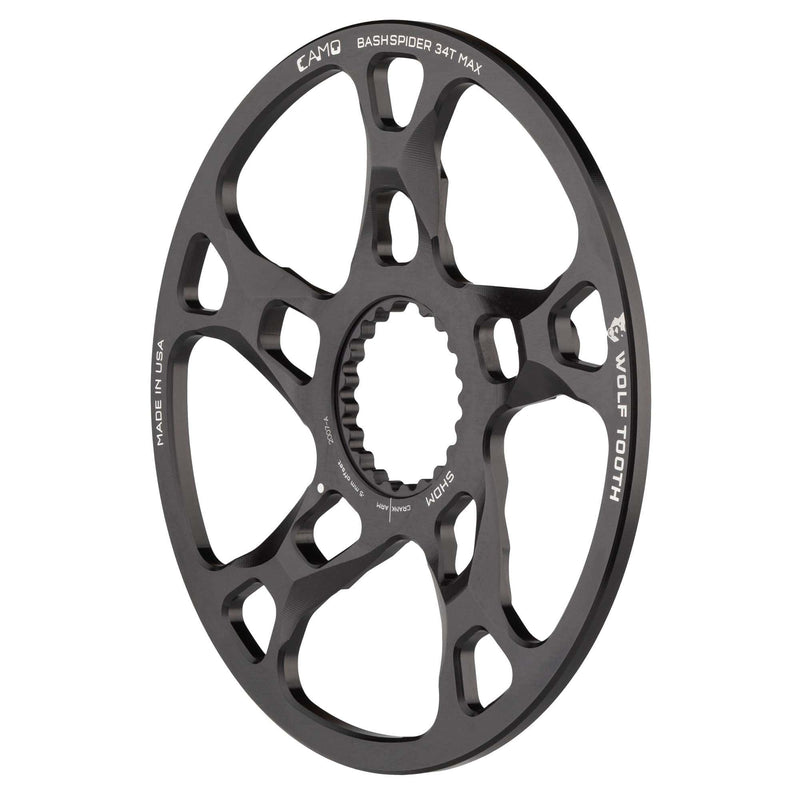 Load image into Gallery viewer, Wolf Tooth CAMO BashSpider for Shimano - M5 Boost, 52mm Chainline, 3mm Offset