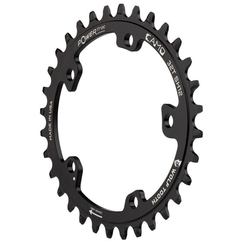 Load image into Gallery viewer, Wolf Tooth CAMO Aluminum Oval Chainring Drop-Stop B 34T