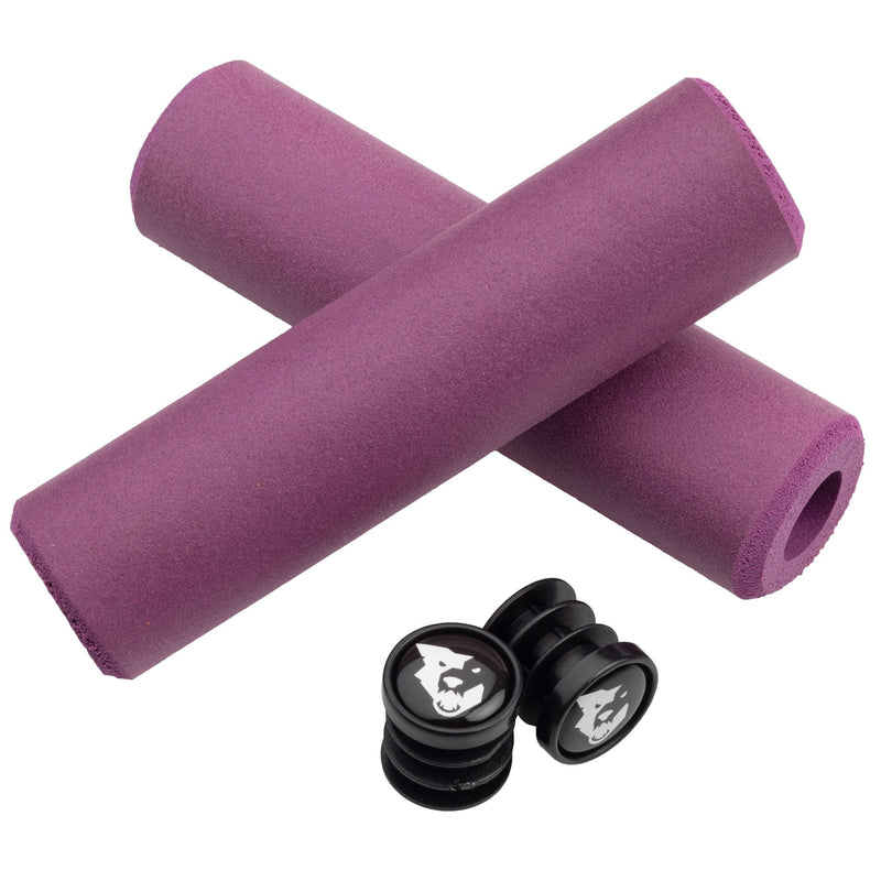 Load image into Gallery viewer, Wolf Tooth Fat Paw Orange Dual-Density Silicone Bike Bar End Plugs & Grips - Vibration Damping, Large Diameter for Comfort & Grip Compatibility