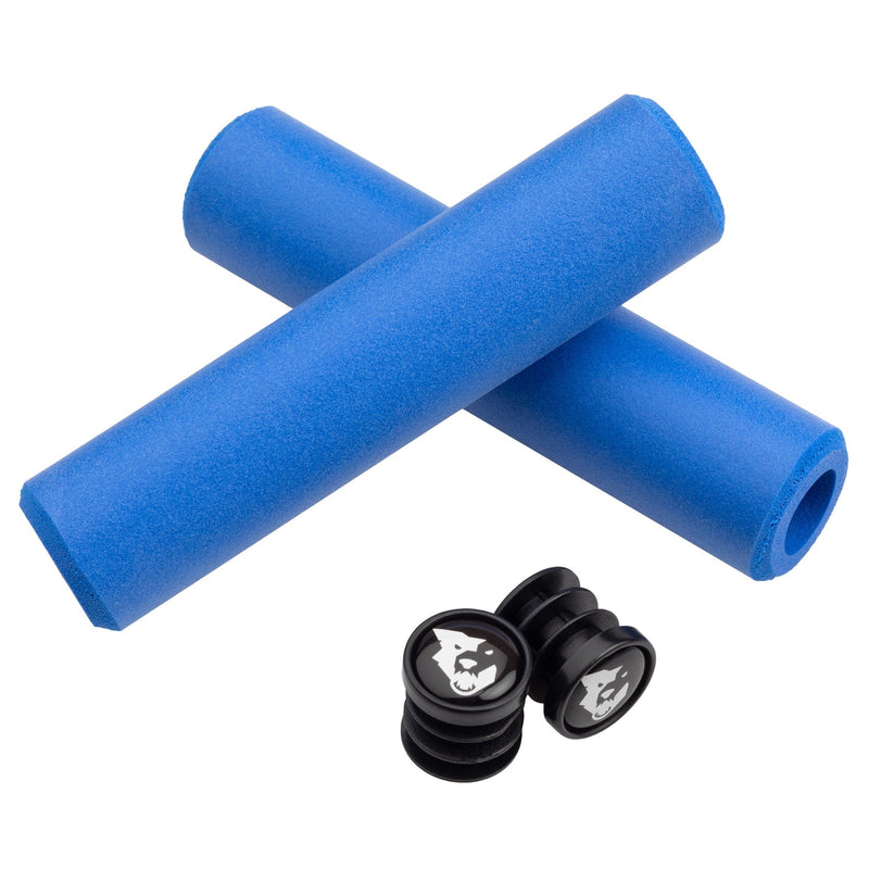 Load image into Gallery viewer, Wolf Tooth Karv Grips Red, 100% Silicone, 6.5mm Thick, 133mm Long