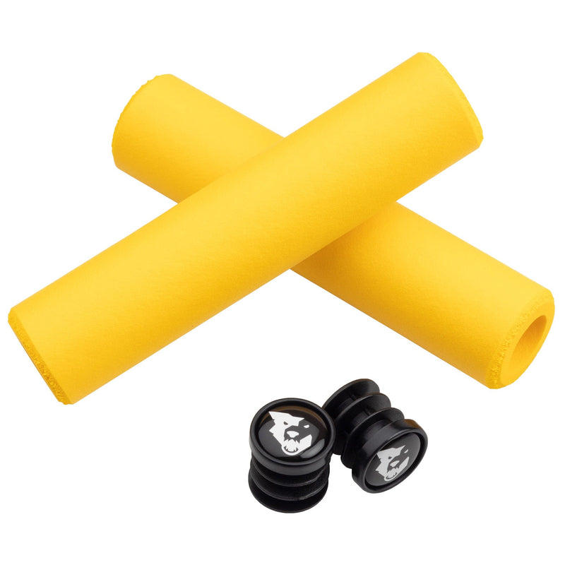 Load image into Gallery viewer, Wolf Tooth Karv 6.5mm Silicone Handlebar Grips - Weather-Resistant, Vibration Damping, Comfortable, Tacky Grip for Long Rides & All-Weather Cycling