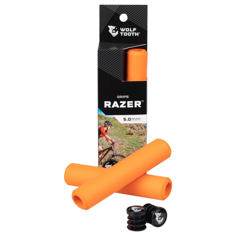 Load image into Gallery viewer, Wolf-Tooth-Razer-Grips-Grips-Slide-On-Grip-133-Bicycle-Grips