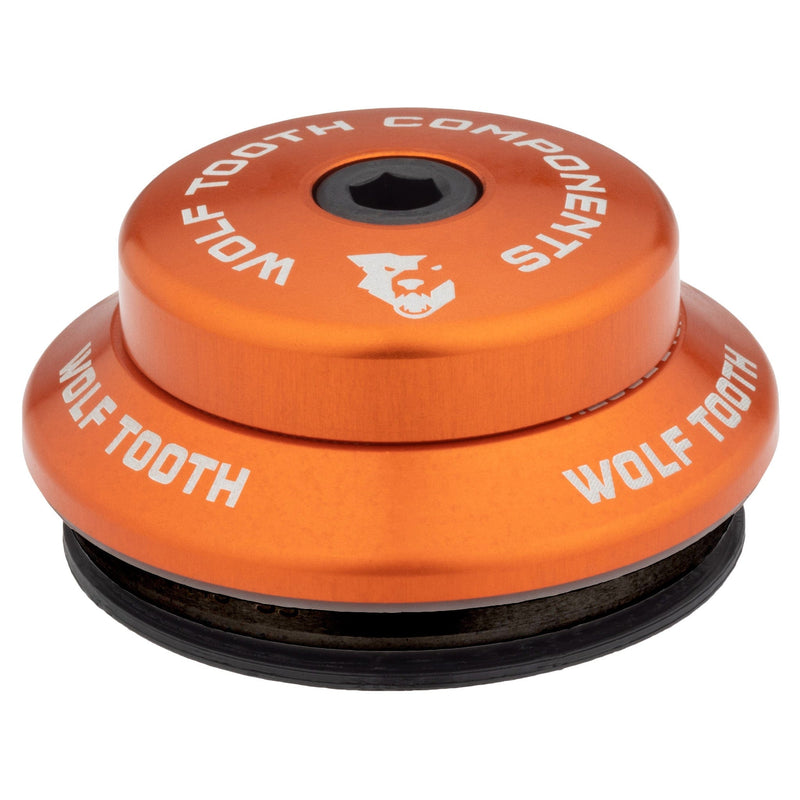 Load image into Gallery viewer, Wolf Tooth Performance IS Headset - Integrated Standard Upper 41mm, Raw Silver, Aircraft-Grade 6061 Aluminum, Black Oxide Bearings, Water-Resistant Sealed Design