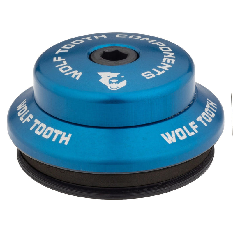 Load image into Gallery viewer, Wolf Tooth Performance IS Headset - Integrated Standard Upper 41mm, Raw Silver, Aircraft-Grade 6061 Aluminum, Black Oxide Bearings, Water-Resistant Sealed Design