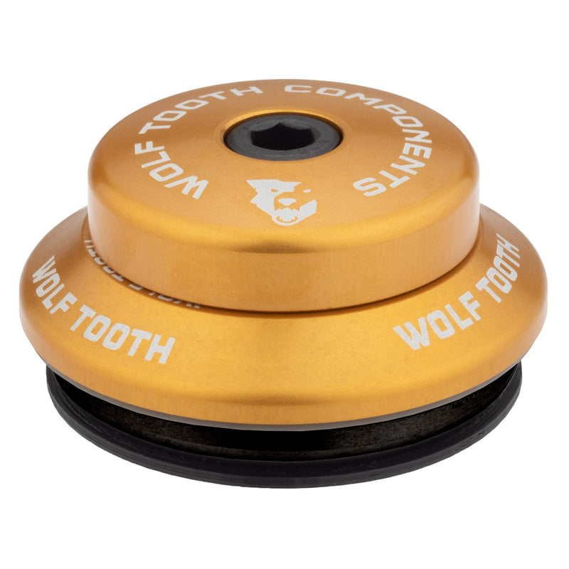 Load image into Gallery viewer, Wolf Tooth Performance IS Headset - Integrated Standard Upper 41mm, Raw Silver, Aircraft-Grade 6061 Aluminum, Black Oxide Bearings, Water-Resistant Sealed Design