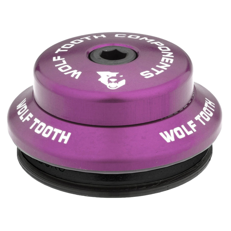 Load image into Gallery viewer, Wolf Tooth Performance IS Headset - Integrated Standard Upper 41mm, Raw Silver, Aircraft-Grade 6061 Aluminum, Black Oxide Bearings, Water-Resistant Sealed Design