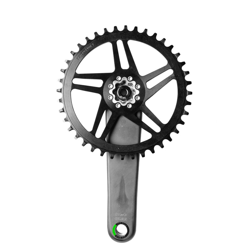 Load image into Gallery viewer, Wolf Tooth Direct Mount Chainring - 28t, SRAM Direct Mount, Drop-Stop B, For SRAM 8-Bolt Cranksets, 3mm Offset, Black