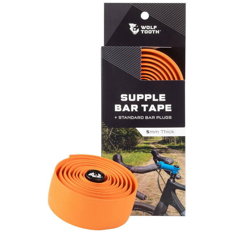 Load image into Gallery viewer, Wolf Tooth Supple Bar Tape - Brown Extra Thick, Wide, Soft, And Tacky