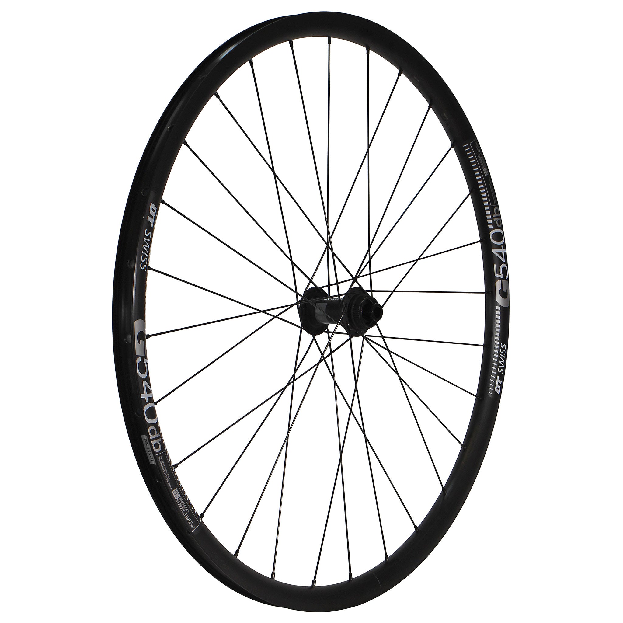 DT Swiss G540 700c Tubeless Gravel Front Wheel with DT 370 LN Hubs