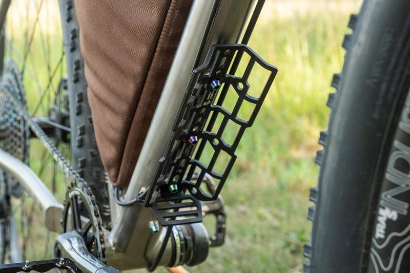 Load image into Gallery viewer, Wolf Tooth Morse Cargo Cage - Durable 5052 Aluminum Bicycle Cargo Carrier for Bikepacking & Self-Supported Races with Adjustable Dot-Dash Mount Pattern, Versatile Frame & Fork Mounting, Designed in USA