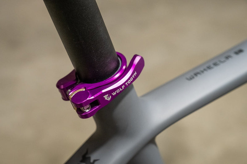 Load image into Gallery viewer, Wolf Tooth 28.6mm Aluminum Quick Release Seatpost Clamp - Orange