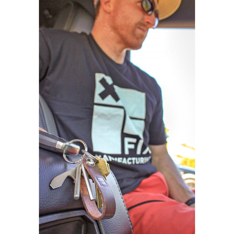 Load image into Gallery viewer, Fix Manufacturing Beer Bike Keychain Folding Tool