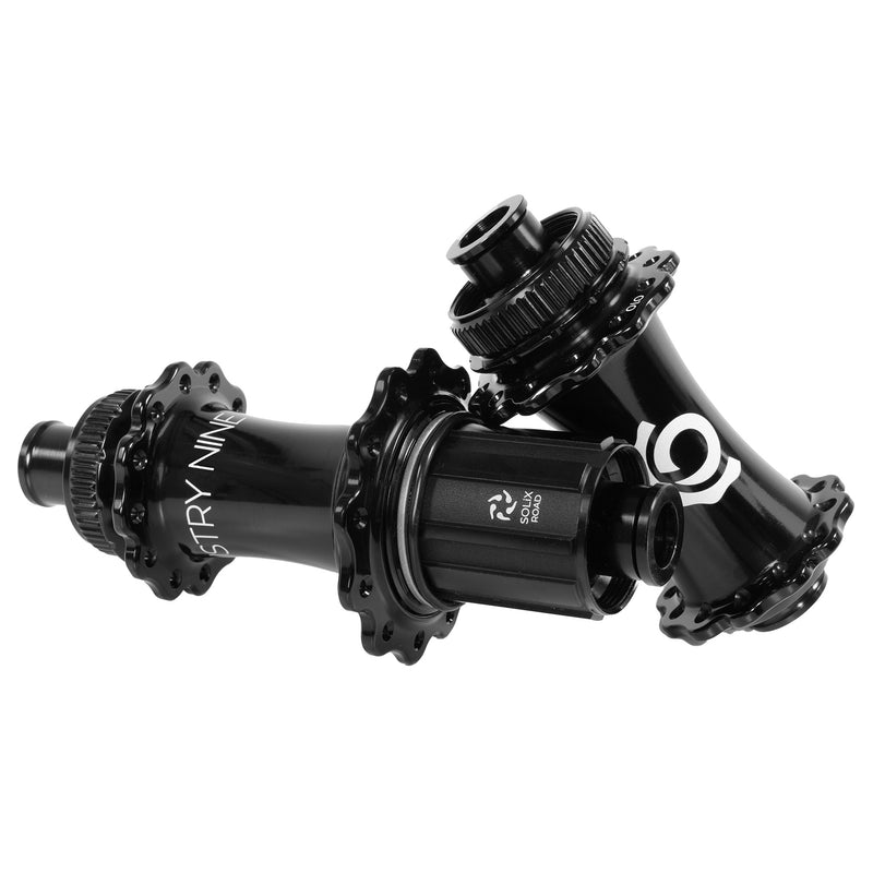Load image into Gallery viewer, Industry Nine Solix CL Disc Hubs, 12x100/142 TA, 28h, HG11, Black