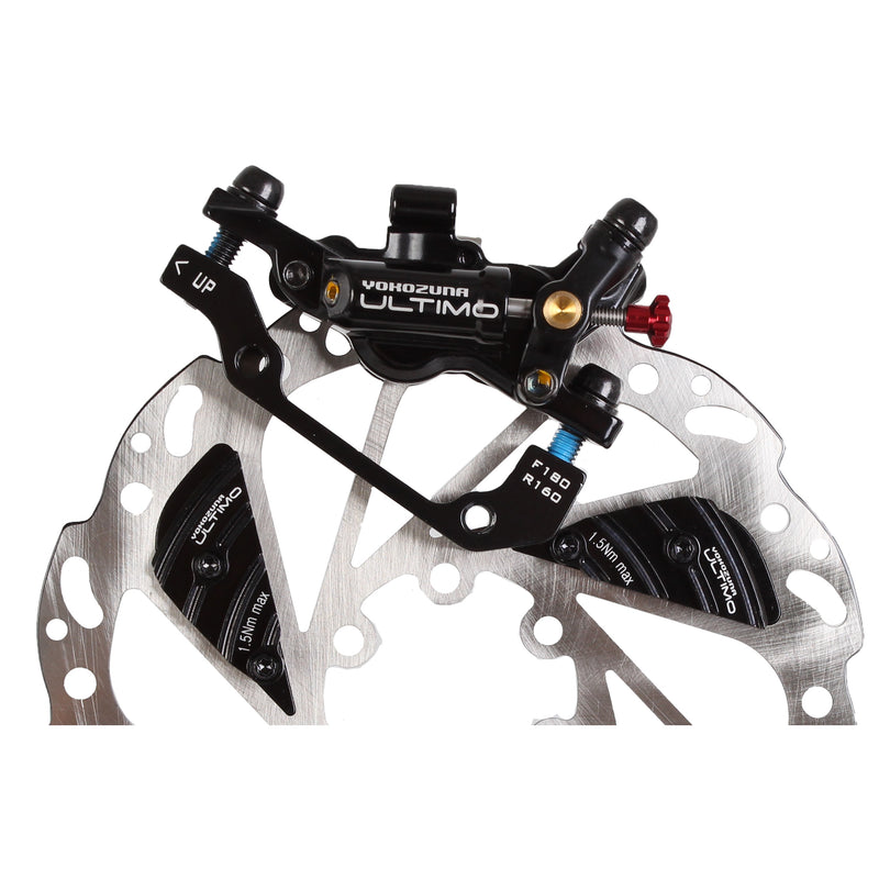 Load image into Gallery viewer, Yokozuna Ultimo Front Disc Brake, 74mm/160mm - Black NLS
