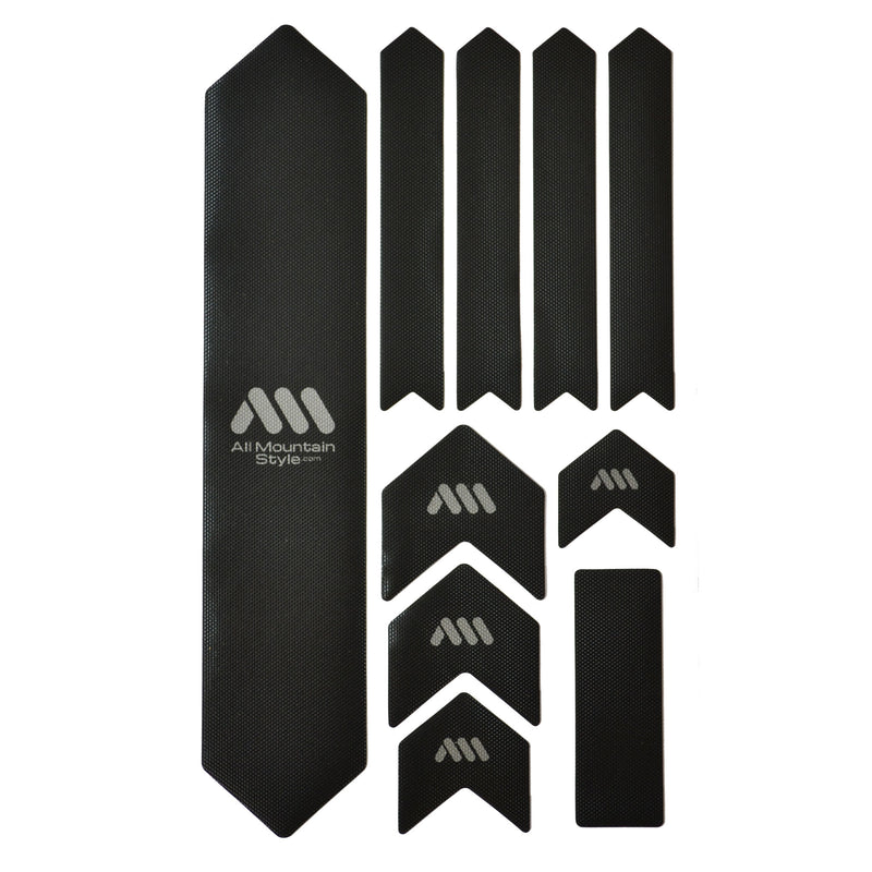 Load image into Gallery viewer, All Mountain Style Extra Honeycomb Frame Guard, Black/Silver