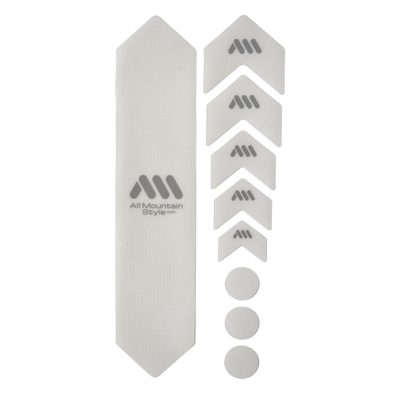 Load image into Gallery viewer, All Mountain Style Basic Honeycomb Frame Guard, Clear/Silver